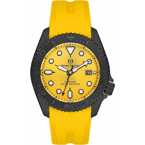 мужские часы sergio tacchini, желтые