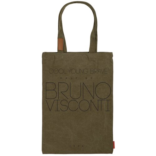 женская сумка-шоперы bruno visconti, хаки