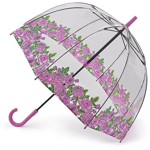 женский зонт-трости fulton, розовый