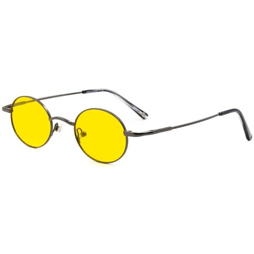 круглые солнцезащитные очки john lennon, желтые