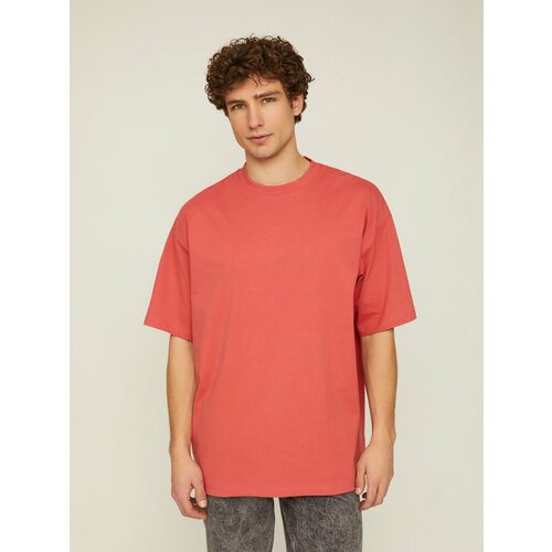 мужская футболка с коротким рукавом zolla, красная