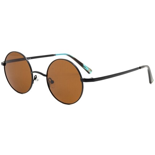 круглые солнцезащитные очки john lennon, коричневые