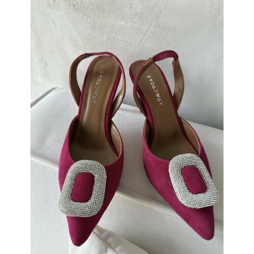 женские туфли-лодочки broadway, розовые