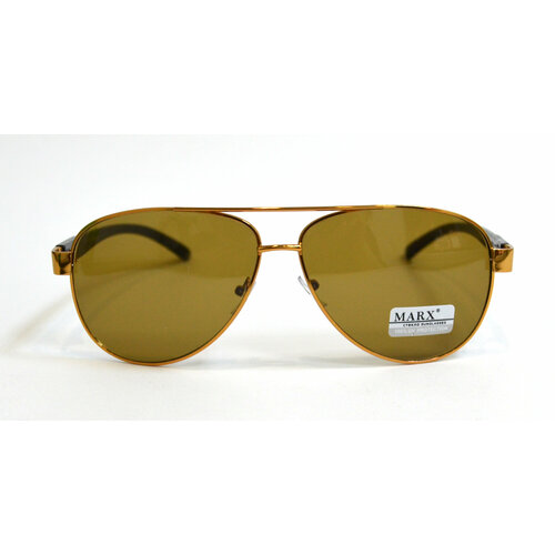 мужские солнцезащитные очки marx, коричневые