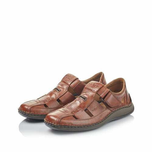 мужские туфли rieker, коричневые