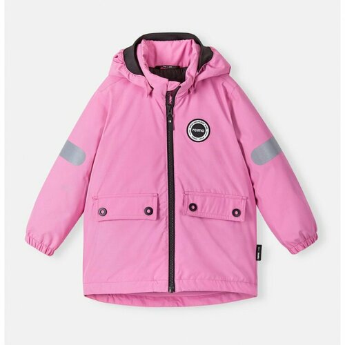 куртка стеганные reima для девочки, розовая