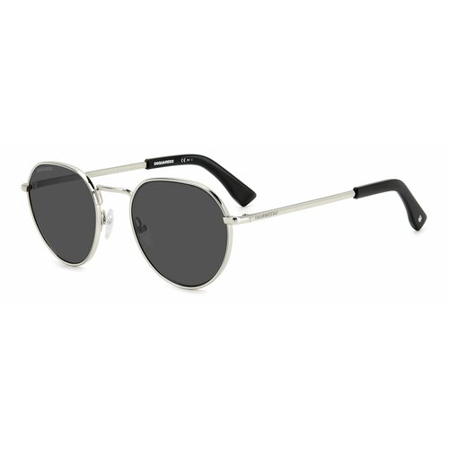 мужские солнцезащитные очки dsquared2, серебряные