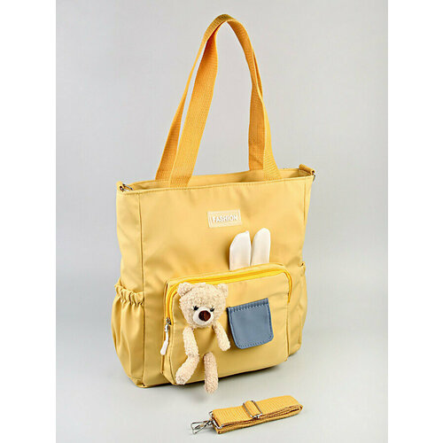женская сумка-шоперы skin, желтая