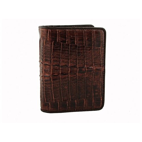 женский кошелёк exotic leather, коричневый