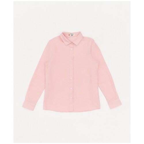 рубашка button blue для девочки, розовая