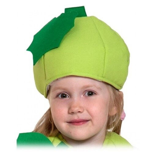 шапка карнавалофф для девочки, зеленая