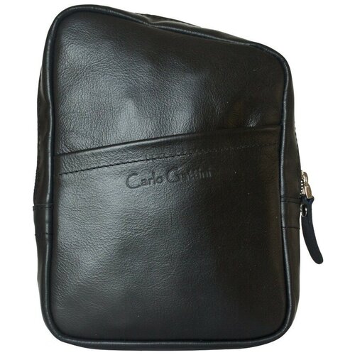 мужская поясные сумка carlo gattini, черная