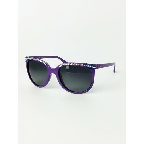женские солнцезащитные очки шапочки-носочки, фиолетовые
