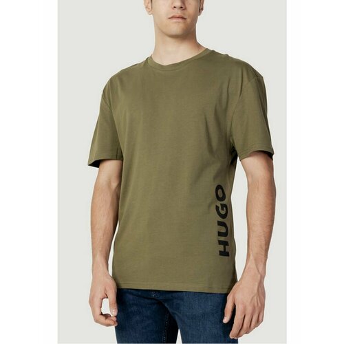 мужская футболка hugo, зеленая