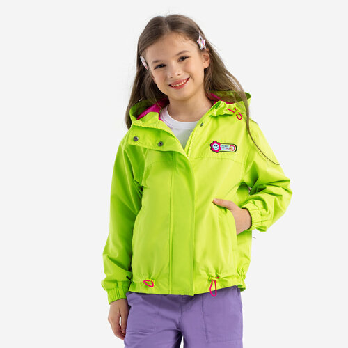 куртка kapika для девочки, зеленая