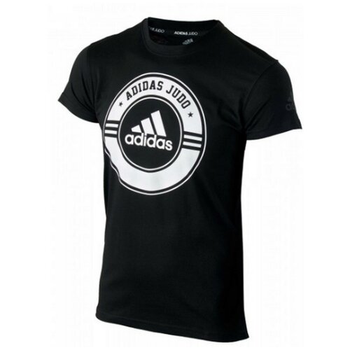 спортивные футболка adidas для мальчика, черная