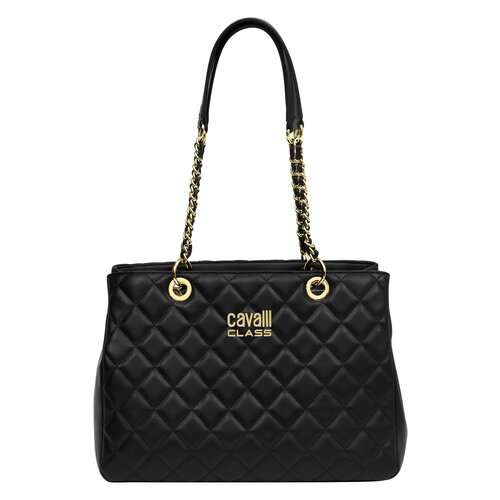 женская сумка для обуви cavalli class, черная