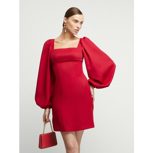 женское платье-футляр vittoria vicci, красное