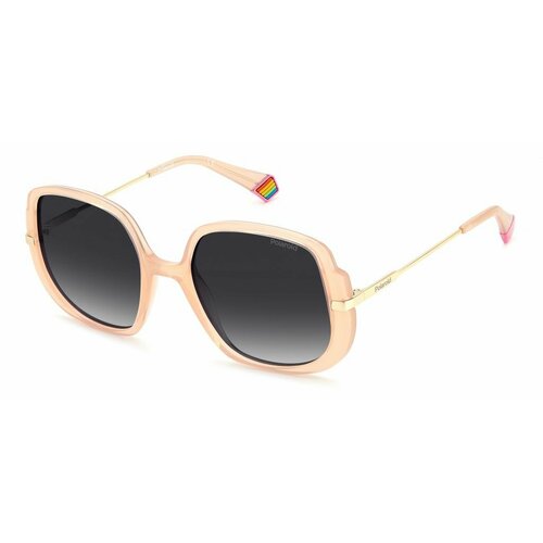 женские солнцезащитные очки polaroid, розовые