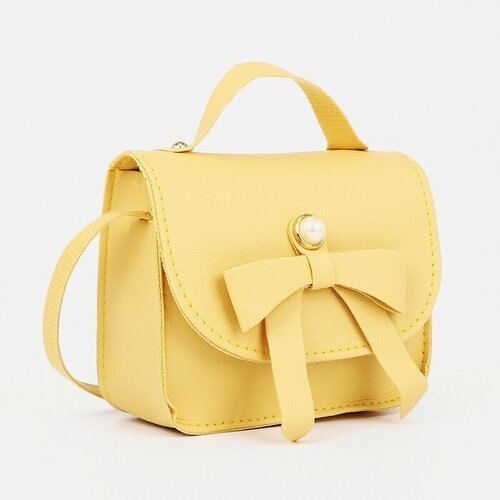 женская сумка для обуви сима-ленд, желтая