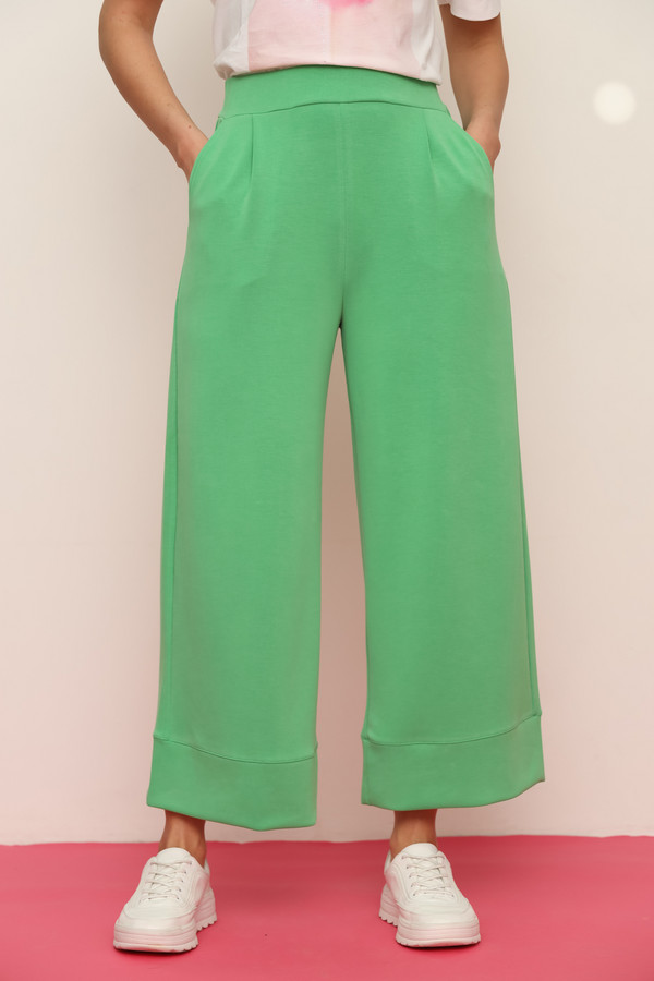 женские брюки rich and royal, зеленые