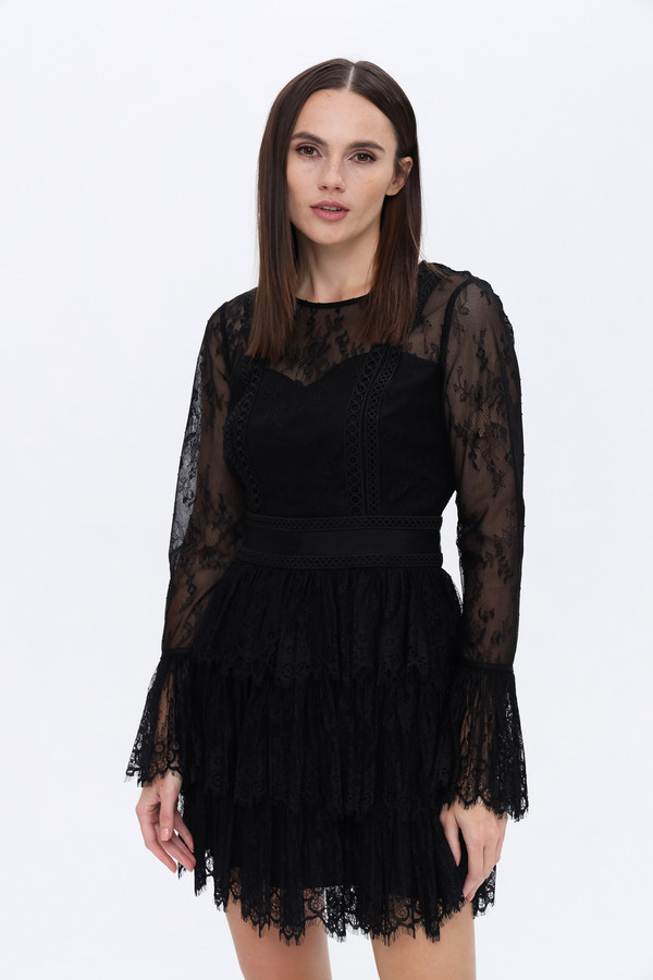 женское платье marciano, черное