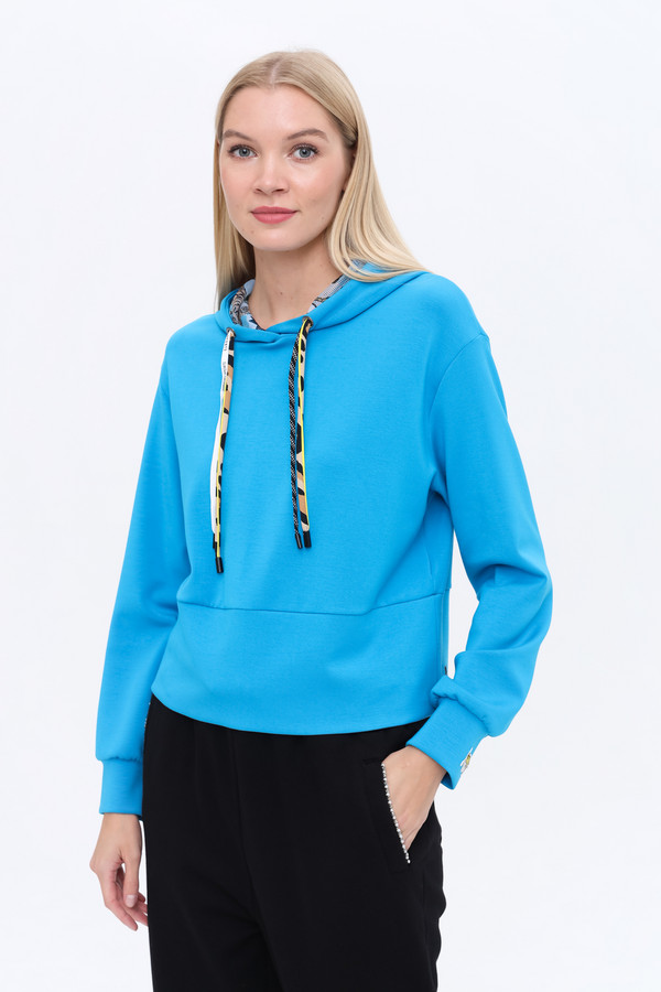 женский пуловер marc cain, синий