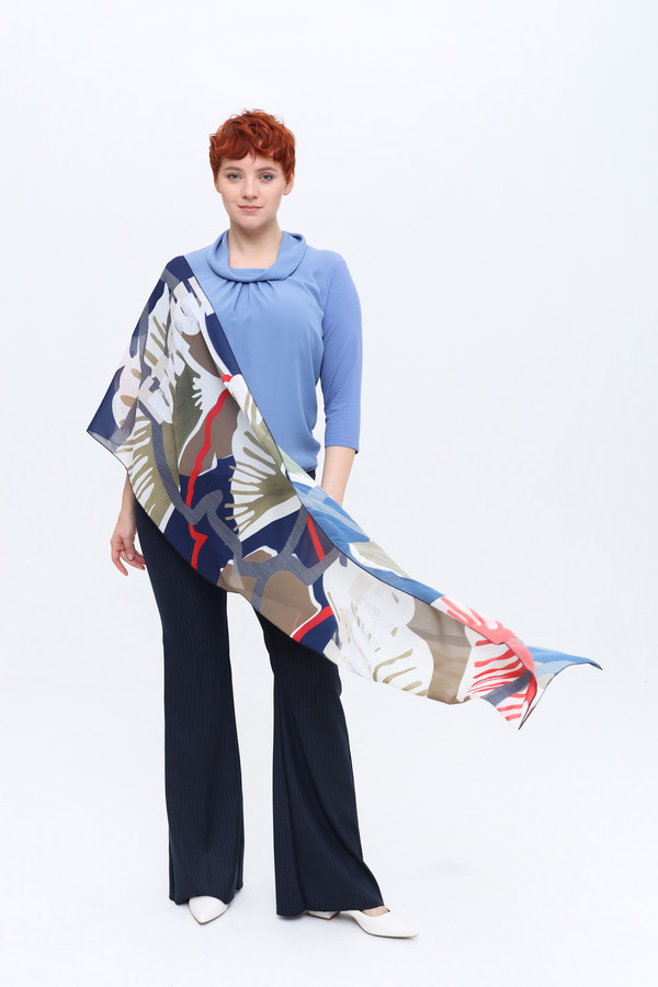 женский шарф frank walder, разноцветный
