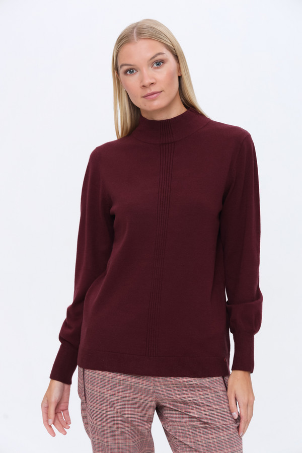 женский пуловер olsen, бордовый