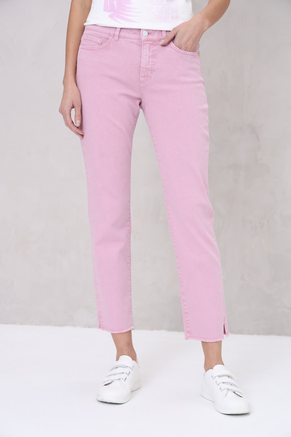 женские джинсы marc cain, розовые
