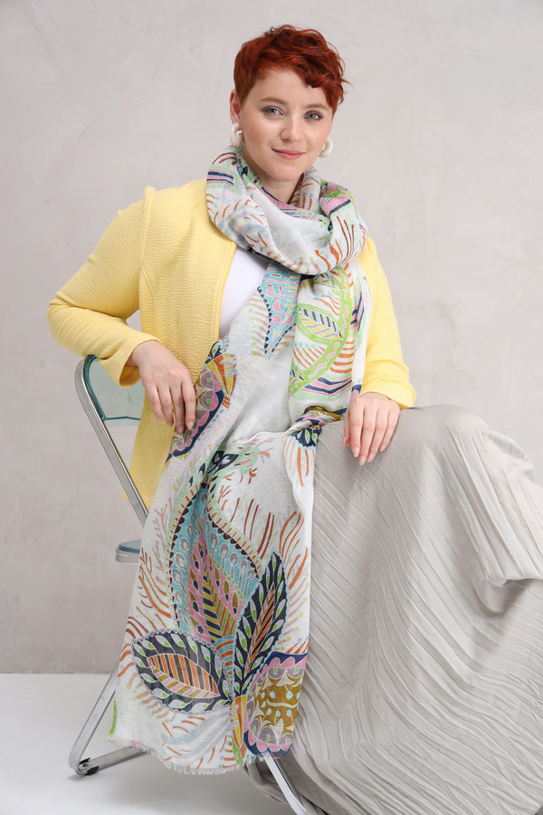 женский шарф marc cain, разноцветный