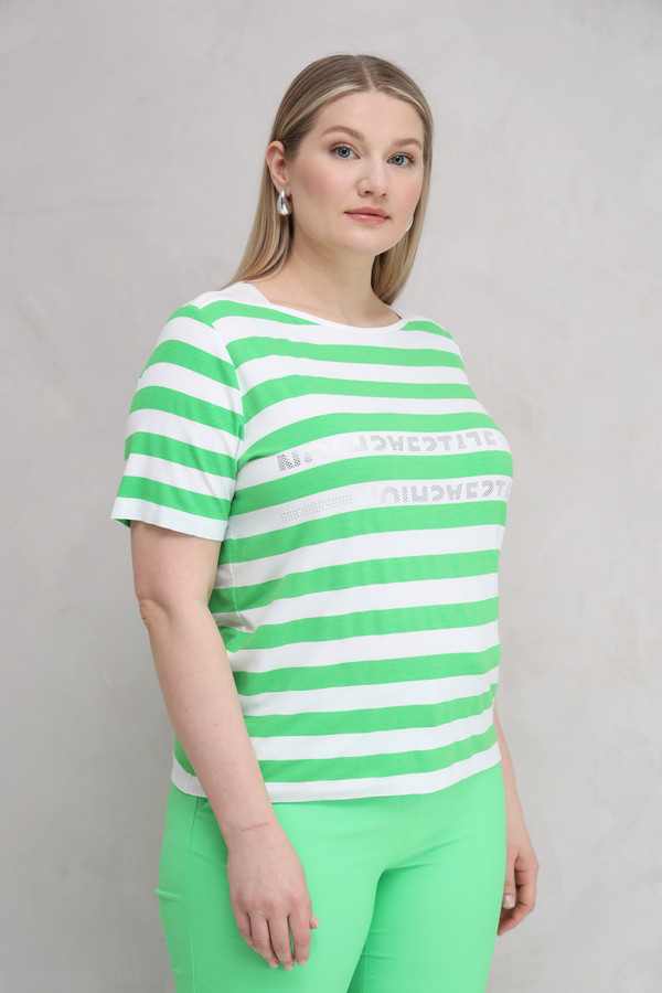 женская футболка tuzzi, зеленая