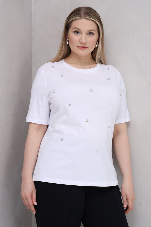 женская футболка gerry weber, белая
