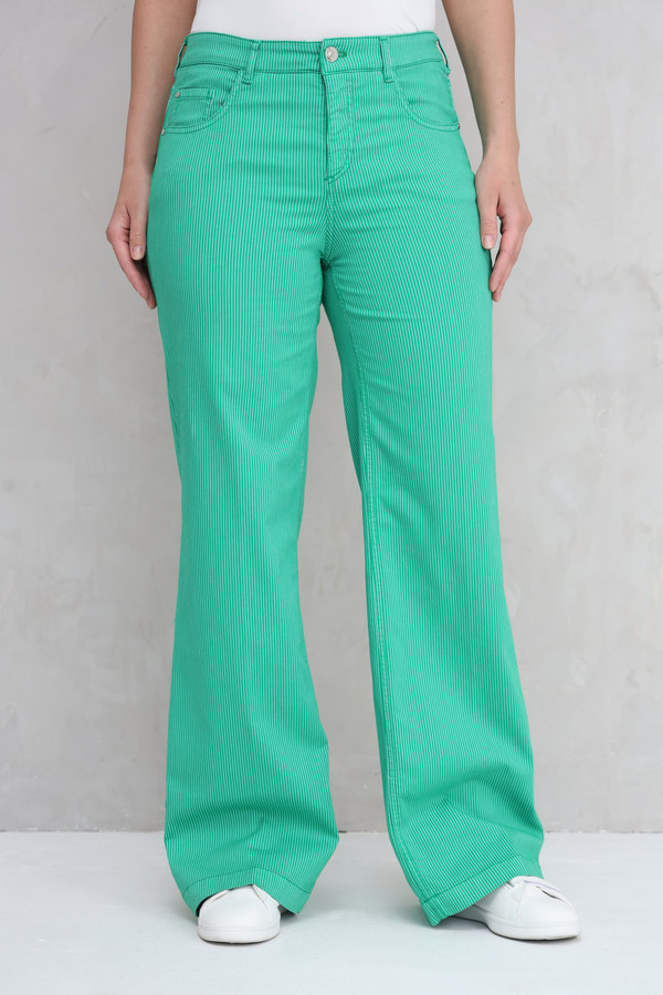 женские брюки gardeur, зеленые