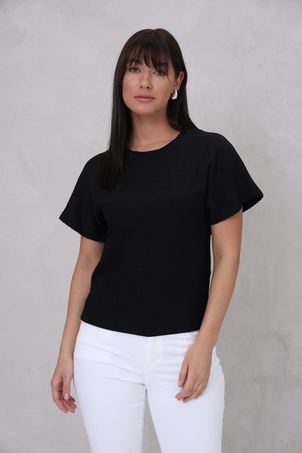 женская футболка broadway, черная