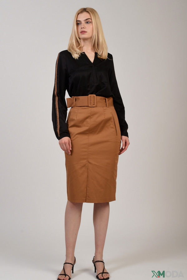женская юбка twin-set, коричневая