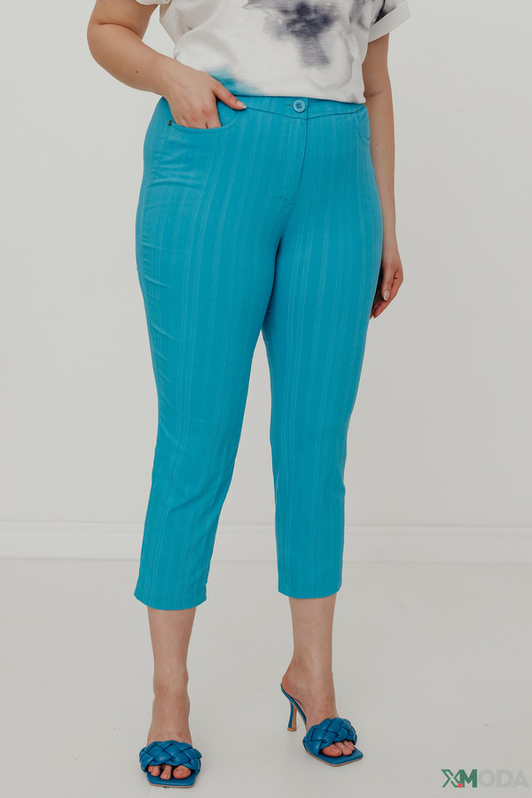 женские брюки samoon by gerry weber, синие