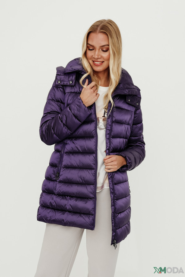 женская куртка bugatti, фиолетовая