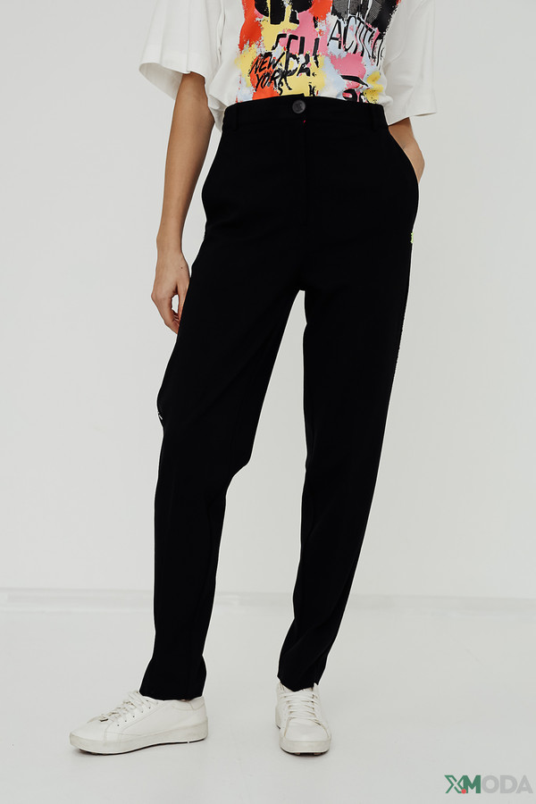 женские брюки twin-set, черные