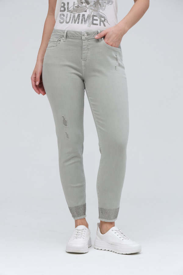 женские джинсы monari, серые