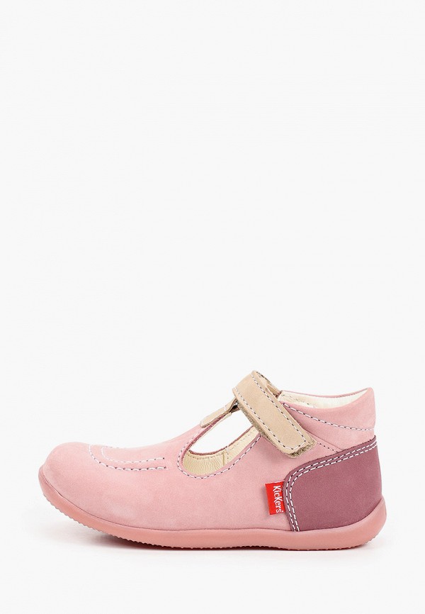 ботинки kickers для девочки, розовые