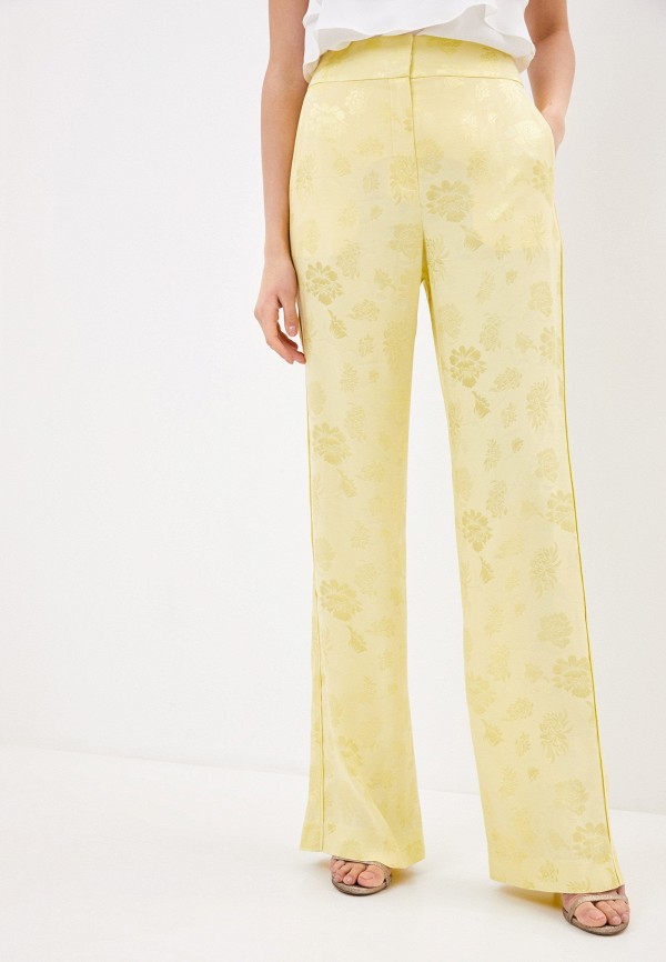 женские повседневные брюки guess by marciano, желтые
