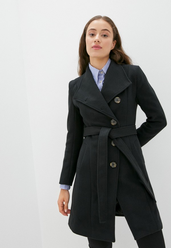 женское пальто moki, черное