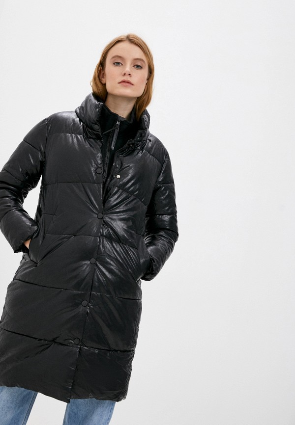 женская куртка moda sincera, черная