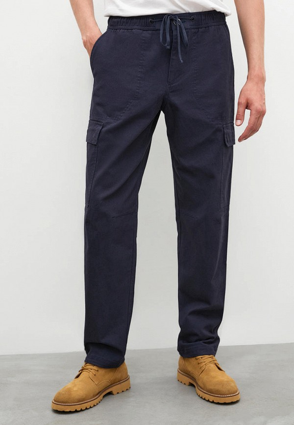 мужские брюки finn flare, синие