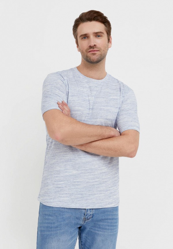 мужская футболка finn flare, голубая