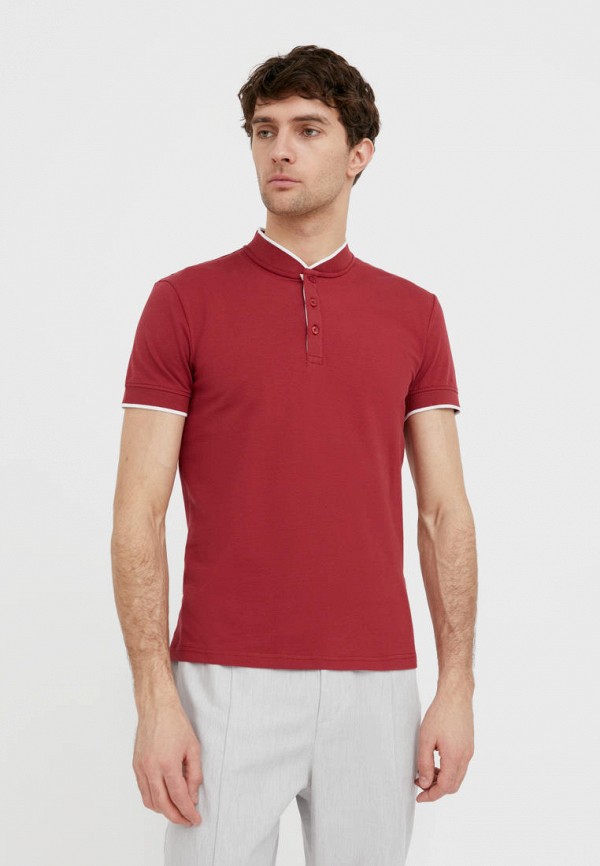 мужская футболка с коротким рукавом finn flare, красная