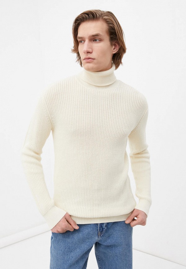 мужской свитер finn flare, белый