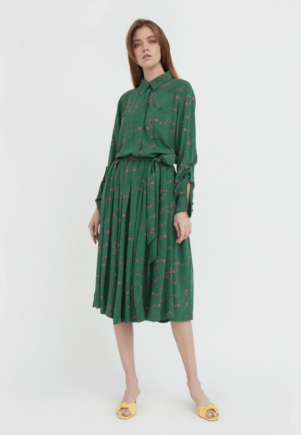 женское платье finn flare, зеленое