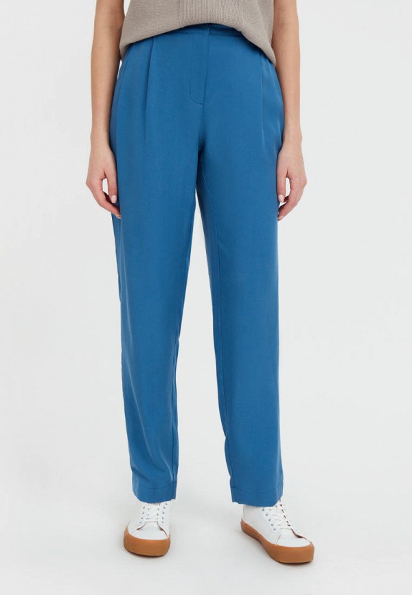 женские зауженные брюки finn flare, синие